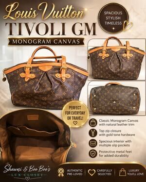 LS001 Louis Vuitton GM Tivoli Shoulder Bag*Discontinued Beauty